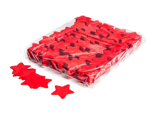 MagicFX Slowfall Konfetti, ROT, 1kg, Ø55mm Stern