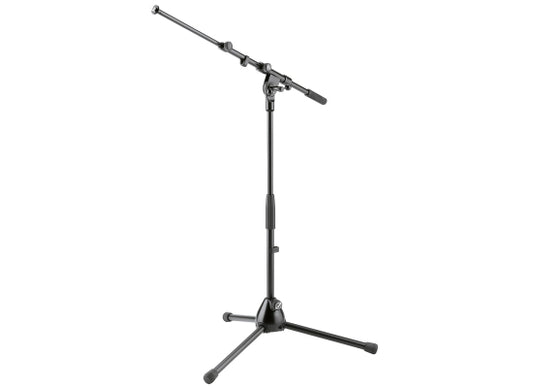 K&M 259B Mikrofonstativ mit Schwenkarm, schwarz