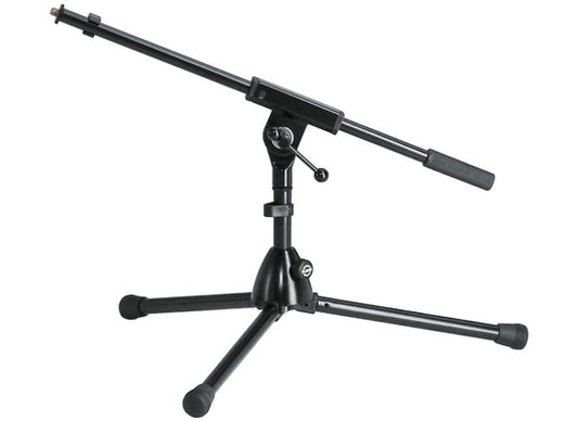 K&M 259/1B Mikrofonstativ mit Schwenkarm, schwarz