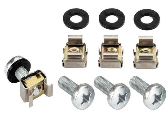 Monacor MZF-8648 Käfigmutter Schrauben 4er SET