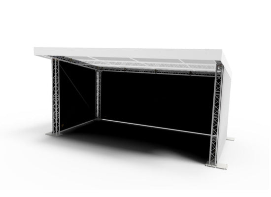 Prolyte Mini Flat Roof 8x6m Rück- und Seitenwände SET