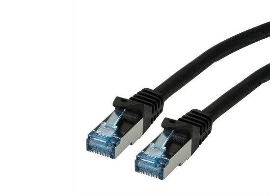 Roline CAT6A-Netzwerkkabel / Patchkabel, S/FTP, 1m, schwarz