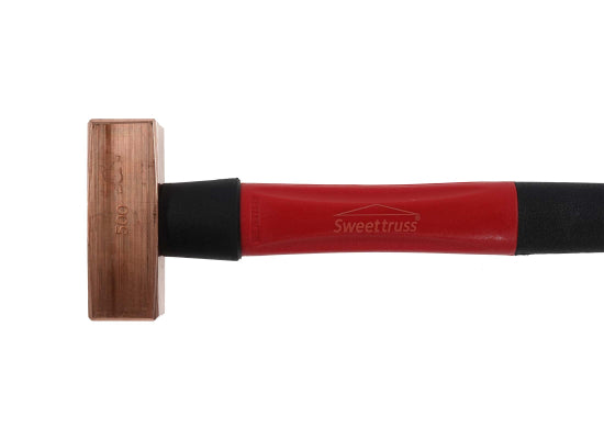 Sweettruss TZ-KH02 Kupferhammer, 500g, 3 Komponenten Griff