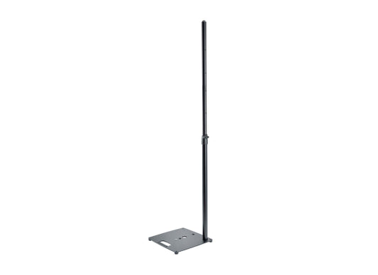 K&M 26729 Boxenstativ mit Stahlplatte, schwarz