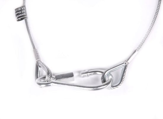 SweetPRO SA 100/03-S Safety/Fangseil, 9kg, 1000x3mm, silber