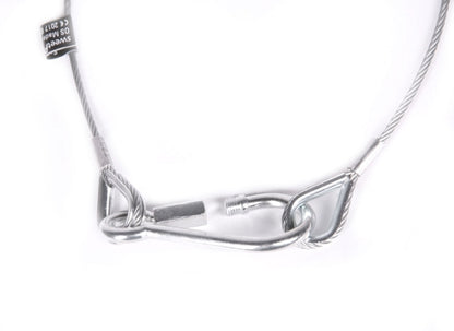 SweetPRO SA 100/03-S Safety/Fangseil, 9kg, 1000x3mm, silber