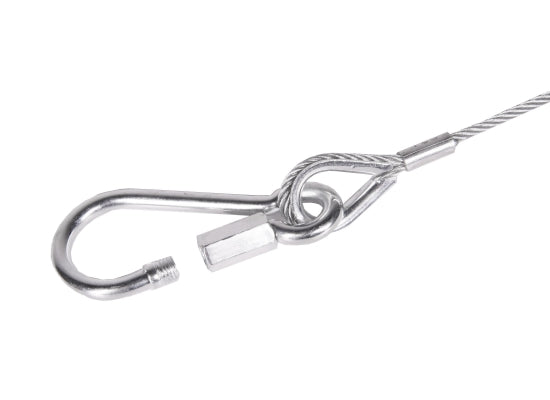 SweetPRO SA 100/06-S Safety/Fangseil, 36kg,1000x6mm, silber