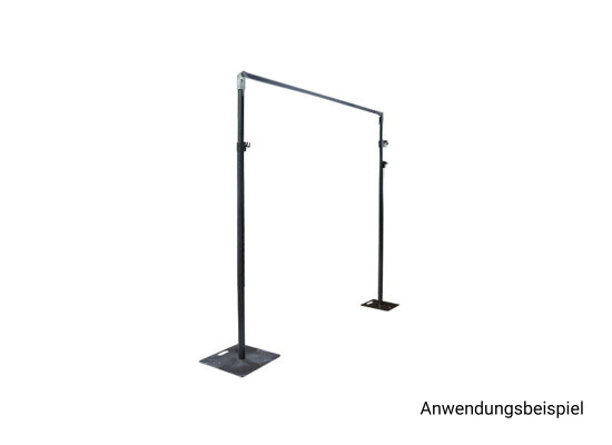 Wentex Pipes & Drapes Teleskopstange vertikal 1.8 - 3.0m