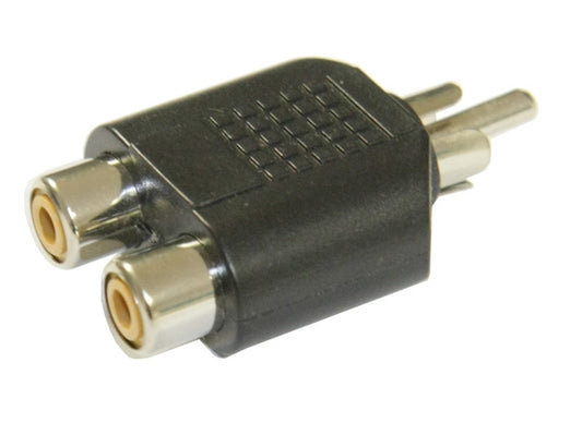 Adapter 1x Cinch male / 2x Cinch female
