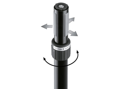 K&M 21467 Boxenstativ, Alu, schwarz