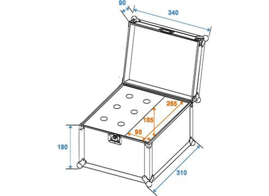 Case für 6x Standardmikrofon