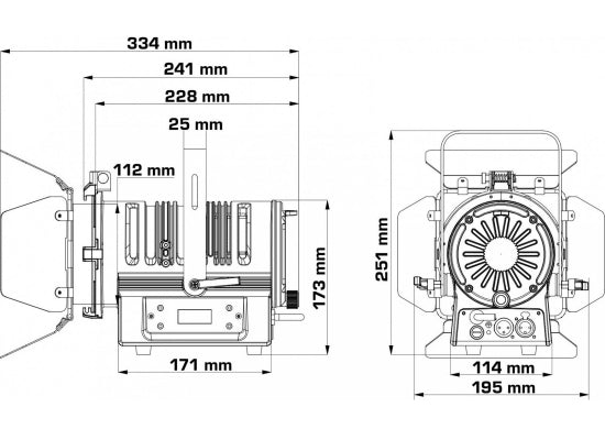 Briteq BT-Theatre 50WW LED Linsenscheinwerfer