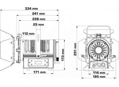Briteq BT-Theatre 50WW LED Linsenscheinwerfer
