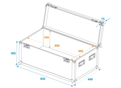 Case Universal ECO, TRUHE, 800x400x400mm