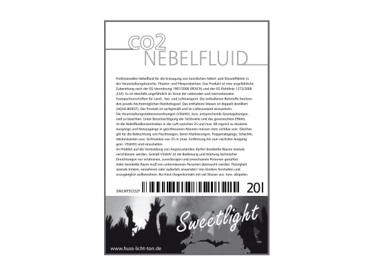 Sweetlight NF5 CO2 Nebelfluid 20l Kanister