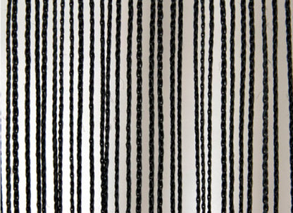 Wentex Pipes & Drapes Vorhang Fadenvorhang, 3x4m, 220g/m², schw.