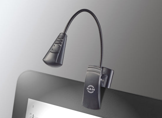 K&M 12241 FlexLight LED Notenpultleuchte, schwarz