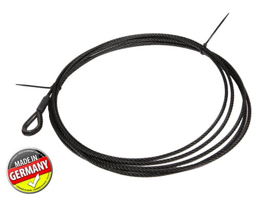 SweetPRO AN 04/4000-B 1K Anschlagseil, Ø4mm, 4m, SCHWARZ