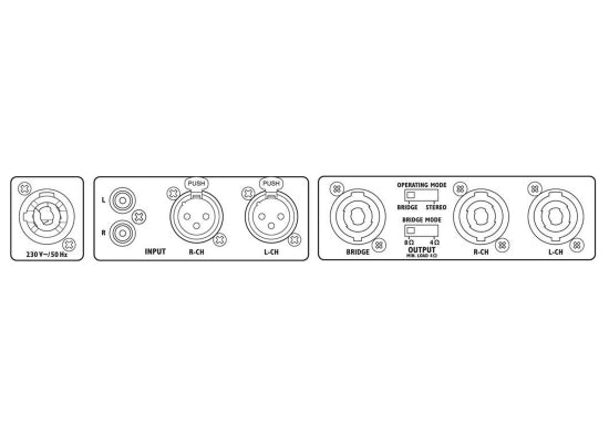 IMG STAGELINE STA-1000D Digital-Endstufe