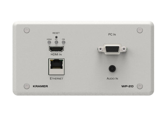 Kramer WP-20/EU-80(W) Wandpanel / HDBT-Übertrager, weiß