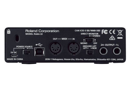 Roland Rubix22 USB Audio Interface