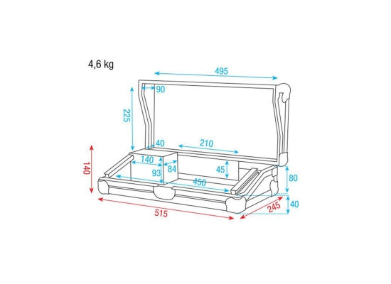 Case für Showtec Scanmaster Serie