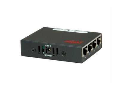 Roline Pocket Gigabit-Ethernet-Switch, schwarz