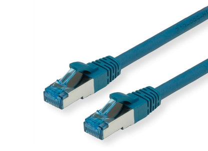 Value CAT6A-Netzwerkkabel, S/FTP, 0.3m, blau