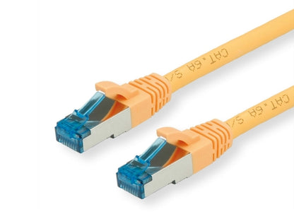 Value CAT6A-Netzwerkkabel, S/FTP, 1m, gelb