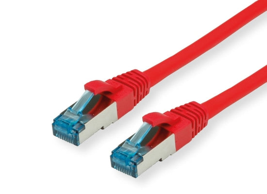 Value CAT6A-Netzwerkkabel, S/FTP, 2m, rot