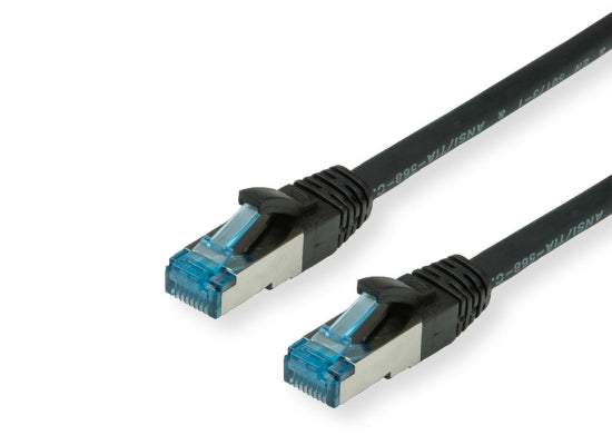Value CAT6A-Netzwerkkabel, S/FTP, 1m, schwarz