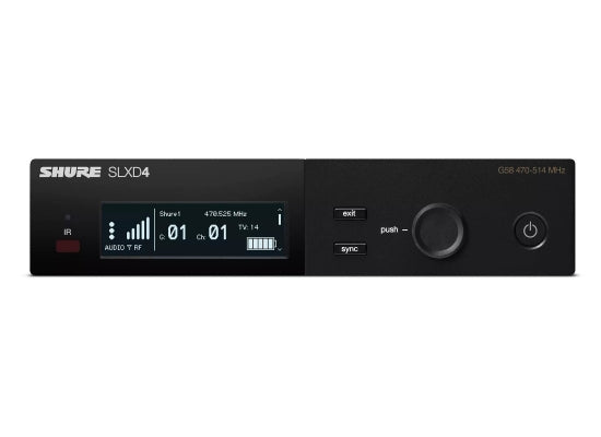 Shure SLXD4E S50 Digital-Empfänger