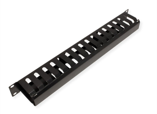 Value Frontplatte mit Rangierkanal, 19'', 1HE, 40x60mm