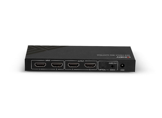 Lindy 38302 2x2 18G Matrix Switcher