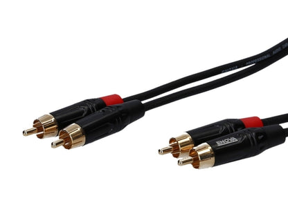 Enova EC-A3-CLMM-3 Stereokabel, 3m, 2x Cinch male / 2x Cinch male