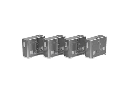Lindy 40454 USB-A Port Schloss SET,WEISS,1x Schlüssel/4x Schloss
