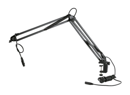 K&M 23850 Mikrofonarm, schwarz, 3/8'', 5/8''