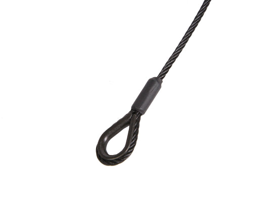 SweetPRO SA 100/08-B Safety/Fangseil,1000x8mm, schwarz