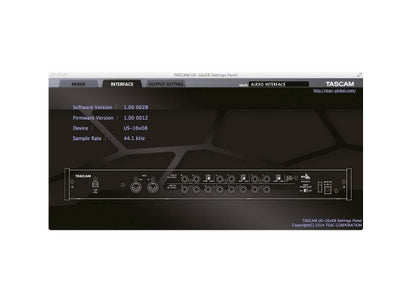 Tascam US-16X08 USB-Audio-/MIDI-Interface