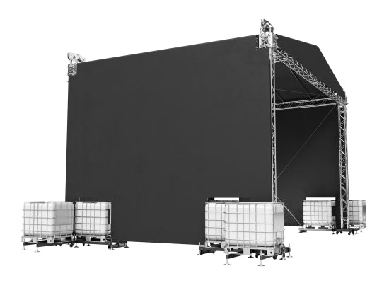 Global Truss Double Pitch Roof 8x6m Giebeldach