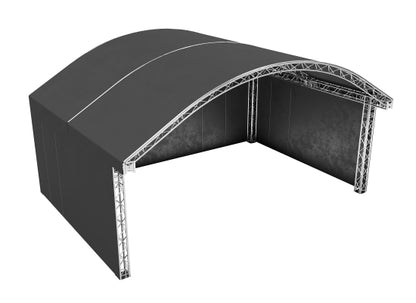 Global Truss Rundbogenbühne 8x6m