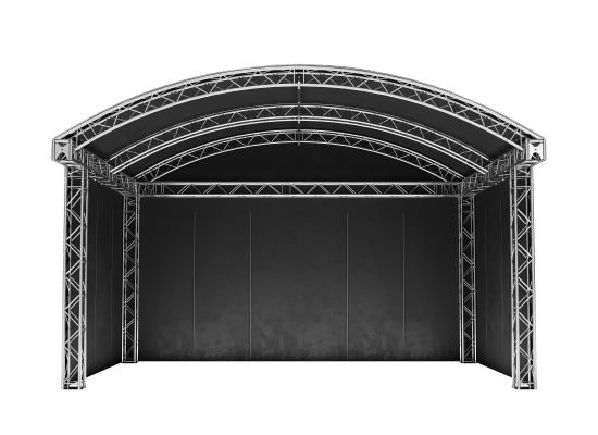 Global Truss Rundbogenbühne 6x4m
