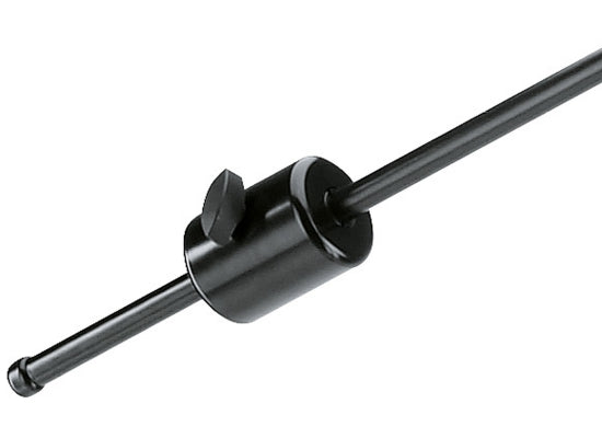 K&M 21430 Overhead Mikrofonstativ mit Schwenkarm, schwarz
