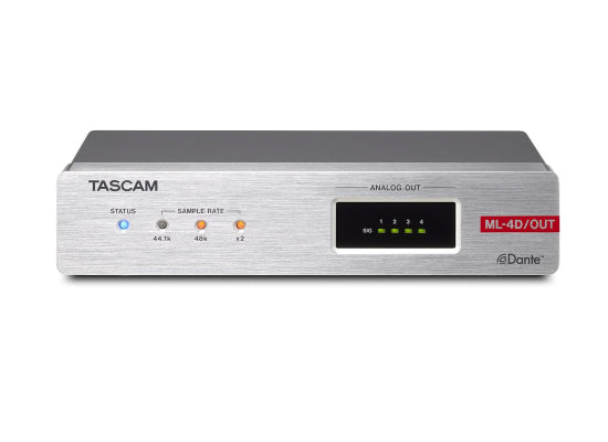 Tascam ML-4D-OUT-E AD/DA Analog/Dante-Wandler