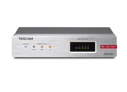 Tascam ML-4D-OUT-E AD/DA Analog/Dante-Wandler