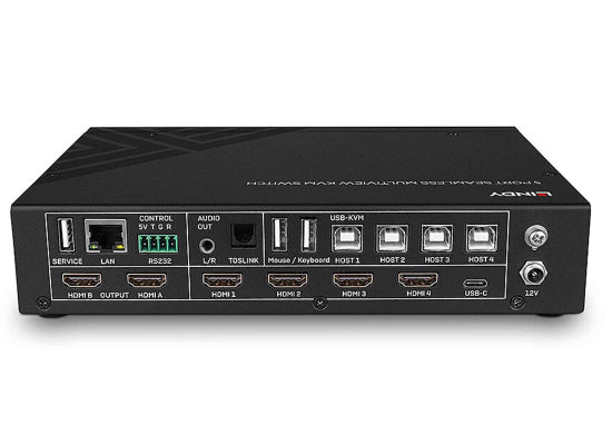 Lindy 32330 5 Port HDMI / USB KVM Switcher, 4K
