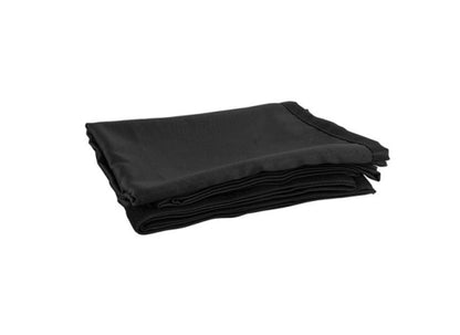 Wentex Pipes & Drapes Vorhang Satin, schwarz, 3x5m, 175g/m²