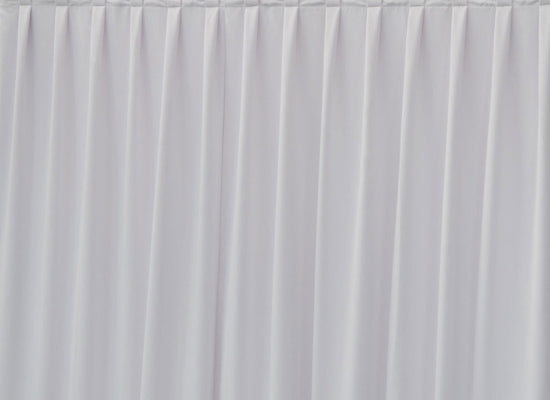 Wentex Pipes & Drapes Vorhang Molton, 3x3m, 300g/m², weiß
