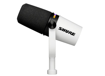 Shure MOTIV MV7+ Podcast-Mikrofon, weiß