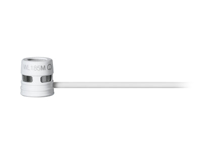 Shure WL185M Lavalier Clipmikrofon, weiß, TA4F Stecker